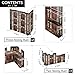 Jucoci Battlezone Creation Kit 9PCS Tabletop Terrain Wargame Terrains Set Compatible with WH40KWhite - Image 4
