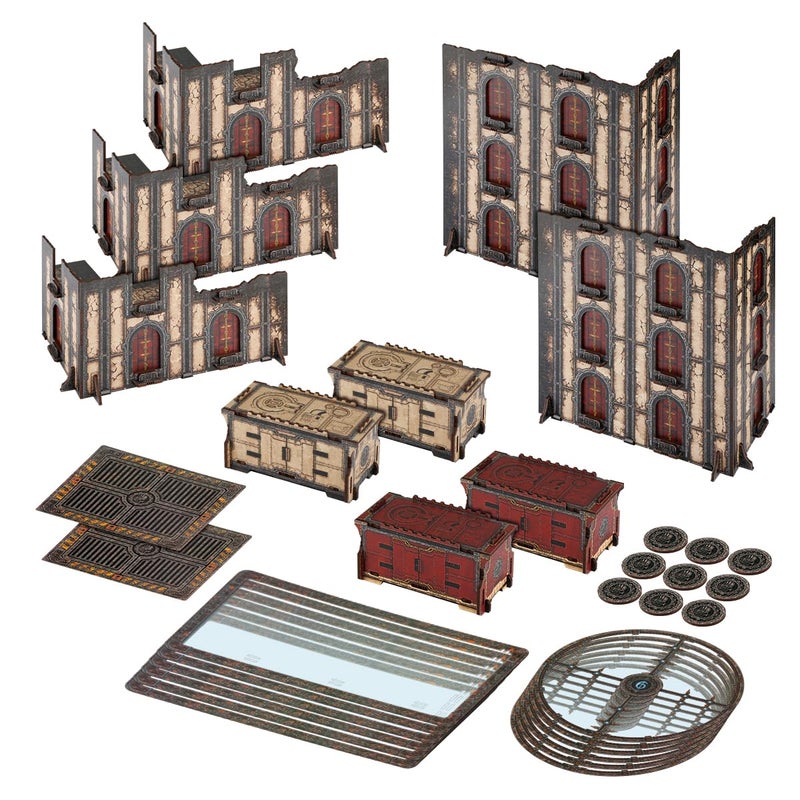 Jucoci Battlezone Creation Kit 9PCS Tabletop Terrain Wargame Terrains Set Compatible with WH40KWhite - Image 3