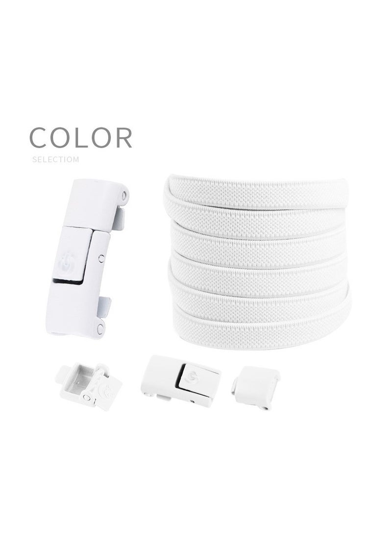 أربطة أحذية رياضية أربطة أحذية دراجات أربطة أحذية اضغط قفل أربطة أحذية ليزي حرة الربط أربطة أحذية بدون ربطات أربطة مطاطية أبيض