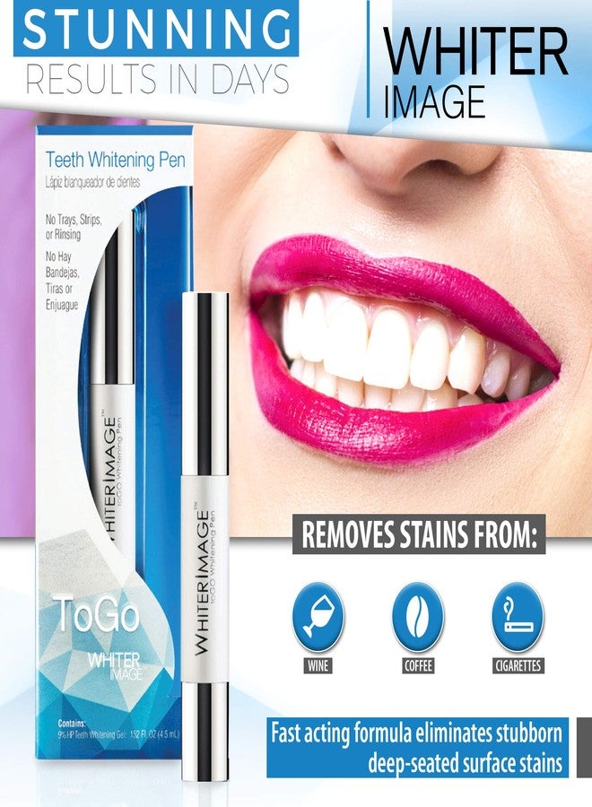 وايتر إيمج قلم تبييض الأسنان Whiter Image Togo، يزيل بقع الأسنان العنيدة ويقوي المينا، جل سيروم ترميمي يعالج تلف المينا الناتج عن التبييض - Image 4