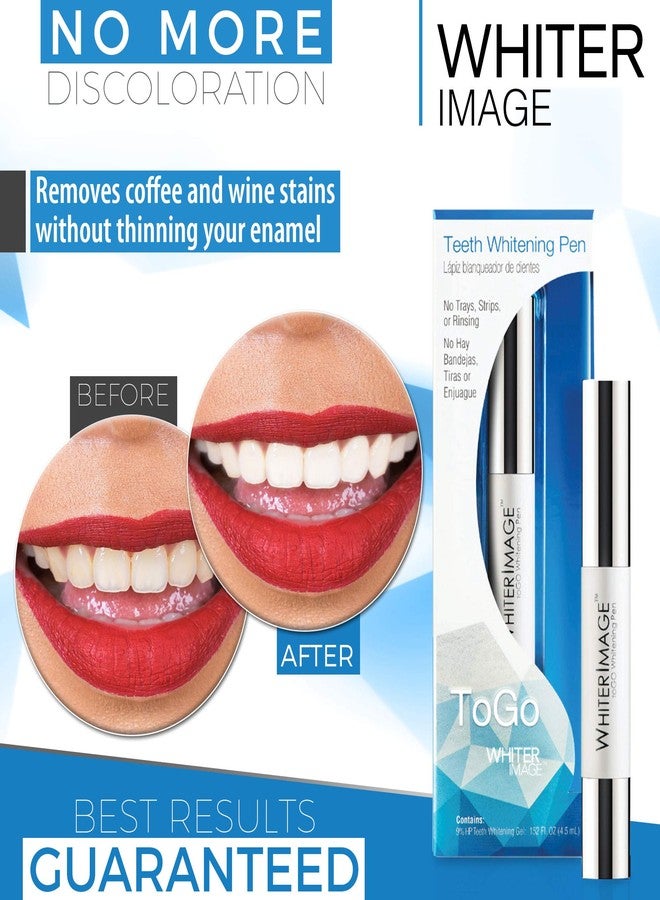 وايتر إيمج قلم تبييض الأسنان Whiter Image Togo، يزيل بقع الأسنان العنيدة ويقوي المينا، جل سيروم ترميمي يعالج تلف المينا الناتج عن التبييض - Image 5