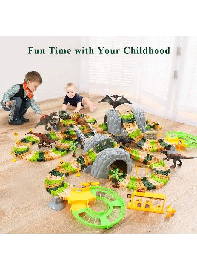 Dinosaur Train Toys For Kids Longer Track 6 Realistic Jurassic Dino Figures 2 Electric Toy Car Twisted Flexible Train Track Set For Toddlers Boys & Girls 3 4 5 6 7 Years - pzsku/Z214608FDB3FC90E99287Z/45/_/1689331927/6d53e4ea-817e-422c-b357-37991ad2ce37