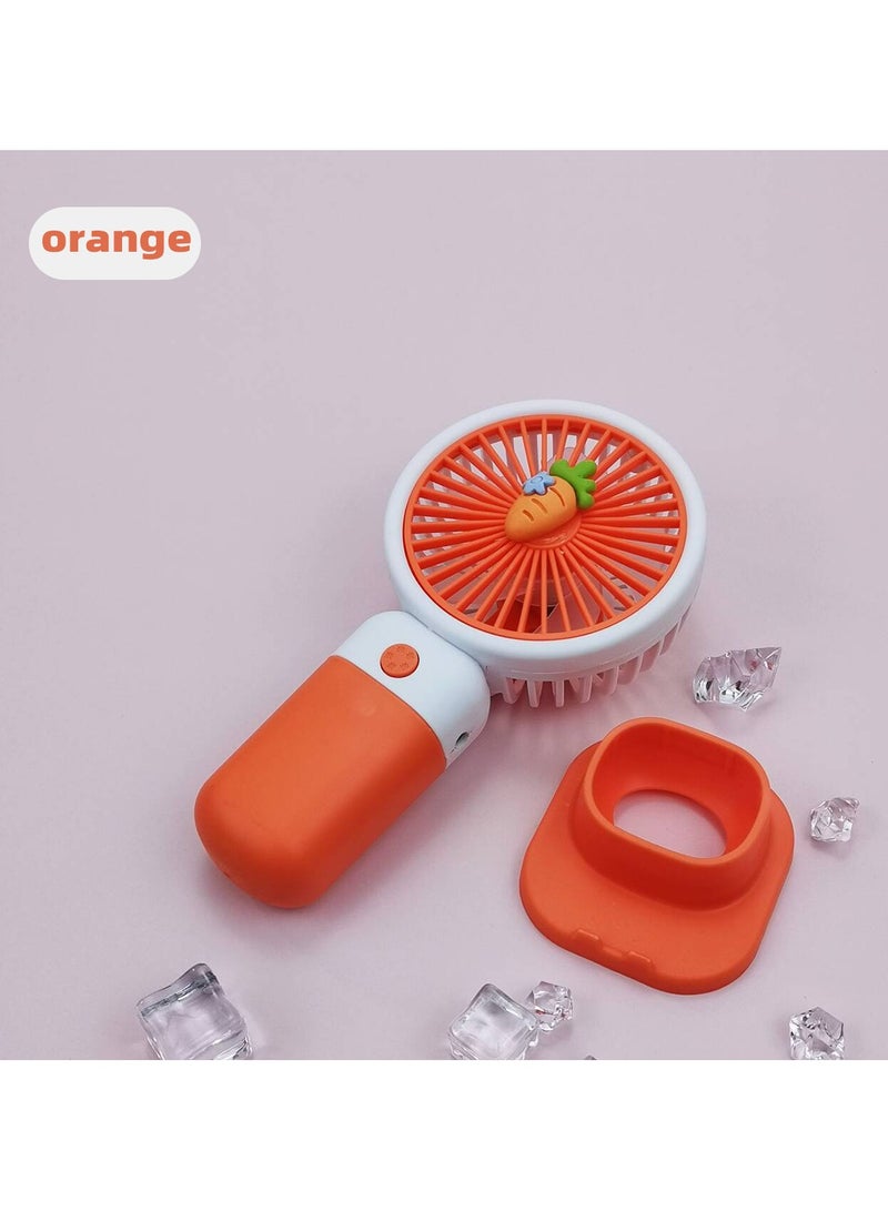 BEXOW Portable Handheld Fan - USB Rechargeable, Cool Breeze Compact Fan with Stand - Perfect for Hot Summer Days, Travel, and Desk Use - Image 2