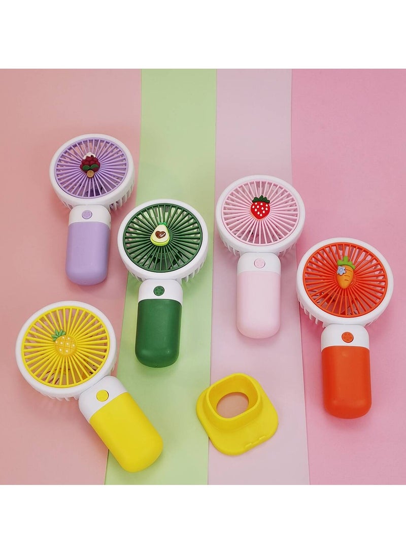 BEXOW Portable Handheld Fan - USB Rechargeable, Cool Breeze Compact Fan with Stand - Perfect for Hot Summer Days, Travel, and Desk Use - Image 3