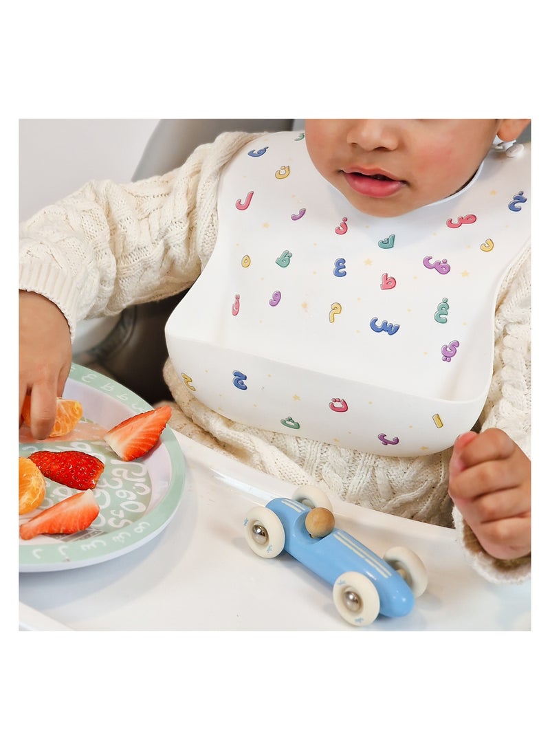 ONCE UPON A DUA Lux Silicone Baby Bib - Image 2