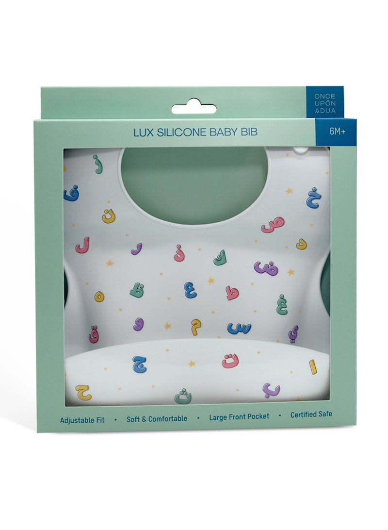 ONCE UPON A DUA Lux Silicone Baby Bib - Image 4