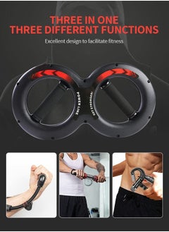 GROIC Wrist Grip Strength Trainer, Spinning Burn Muscle Training, Gym Multifunctional Hand and Forearm Trainer, Gripper Exerciser Strengthener for Arm and Full Body Muscle Training  - Image 2