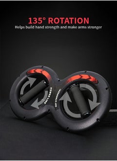 GROIC Wrist Grip Strength Trainer, Spinning Burn Muscle Training, Gym Multifunctional Hand and Forearm Trainer, Gripper Exerciser Strengthener for Arm and Full Body Muscle Training  - Image 4