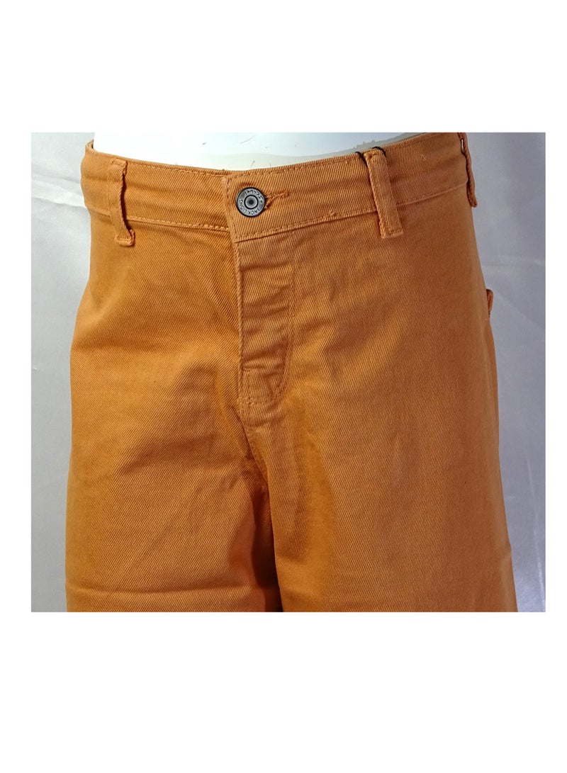 SHELTERE "Girls' denim jeans with a waistband button, solid color from Shelter Collection 23043" - Image 3