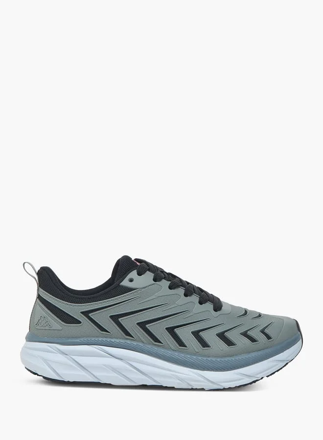 Kappa Womens Textured Lace-Up Sports Shoes with Pull Tab