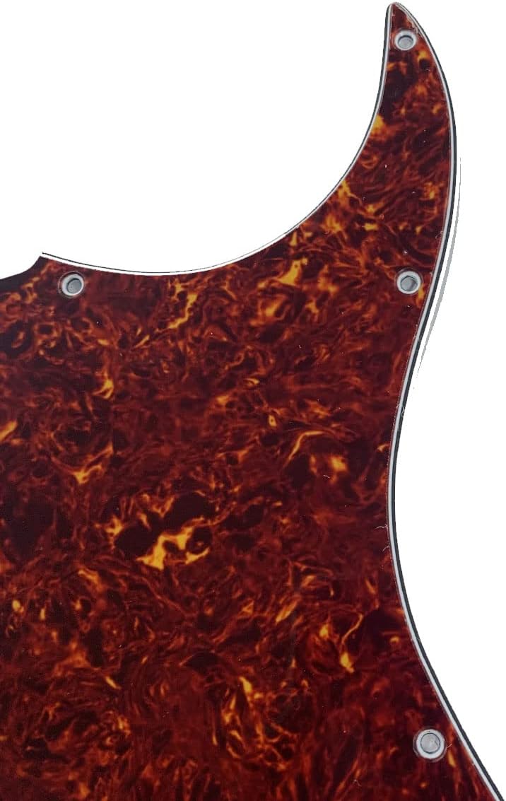 KAISH 11 Hole ST/Strat Style One Humbucker Guitar Pickguard Scratch Plate for Delonge Stratocaster/Strat Vintage Tortoise - Image 3