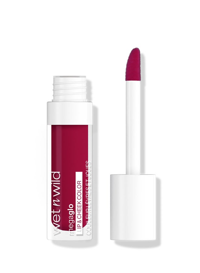 Wet N Wild Mega Glo Liquid Lip And Cheek Berry True - Image 2