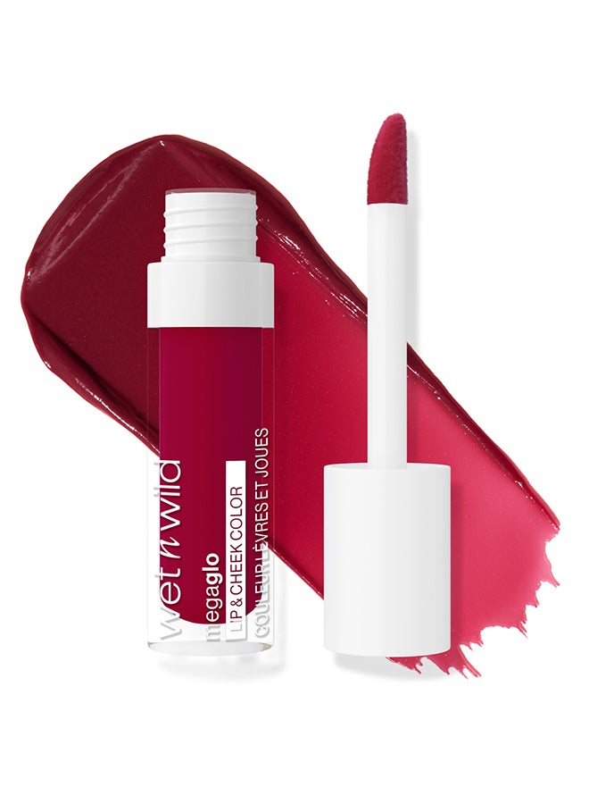 Wet N Wild Mega Glo Liquid Lip And Cheek Berry True - Image 3