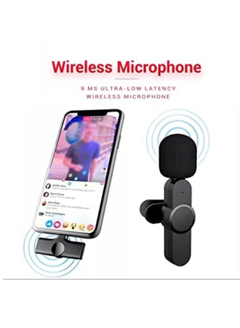 2 in 1 iphone or type-c Wireless Lavalier Microphone For IPhone, Plug Play, Portable Audio Video Recording Mic for Youtube, Live Stream, Vlog, Interview, Laptops PC - Image 3