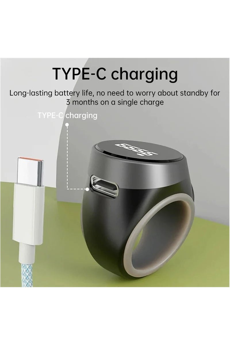 Intelligent Press Counter, Three Level Adjustment, OLED Display Screen, Intelligent Ring Reading 4-digit Finger Counter  - Image 4