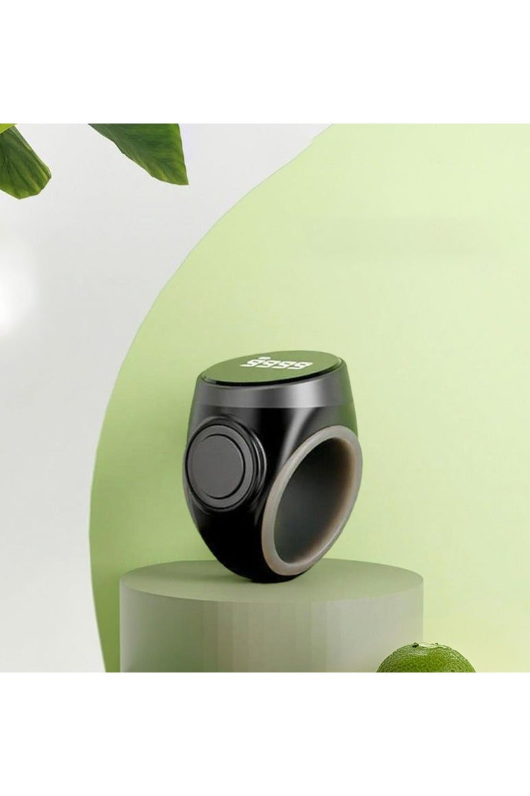 Intelligent Press Counter, Three Level Adjustment, OLED Display Screen, Intelligent Ring Reading 4-digit Finger Counter  - Image 2