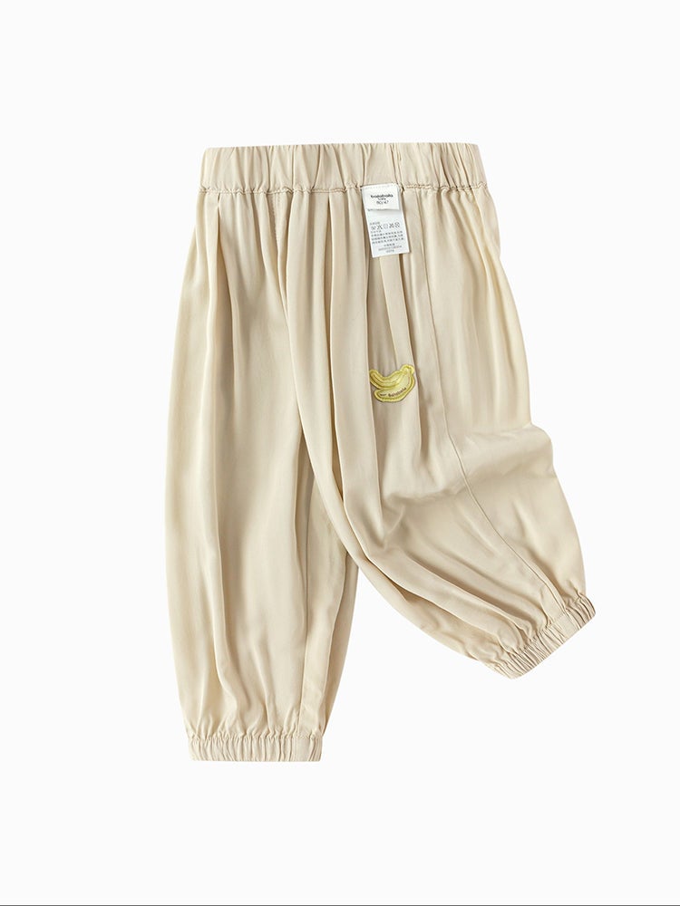 بالابالا بنطلون واسع بخصر مطاطي وتفاصيل مبطنة للجنسين - Image 4