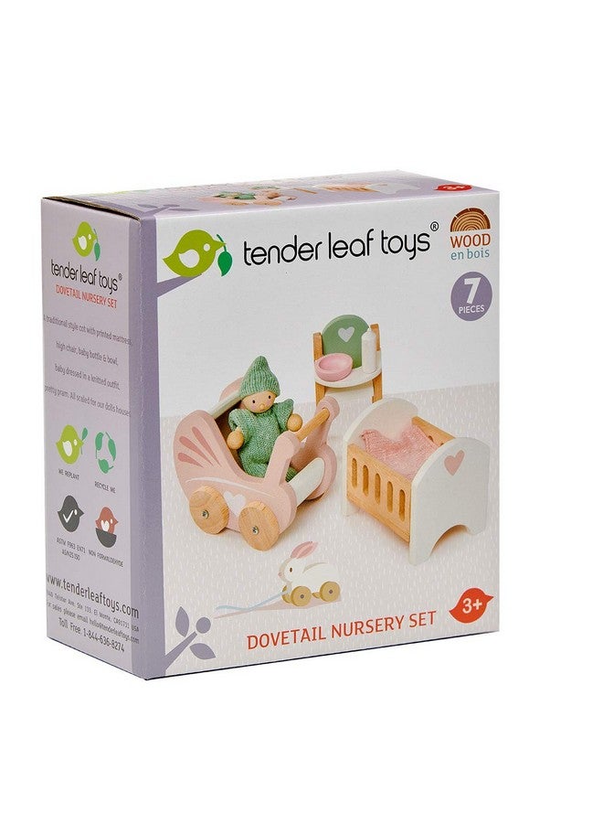 تيندر ليف تويز إكسسوارات بيت الدمى المتوافقة مجموعات الأثاث الخشبي التفصيلية وديكور الغرفة تشجع اللعب الممتع الإبداعي والخيالي للأطفال من سن 3 سنوات فما فوق - Image 2