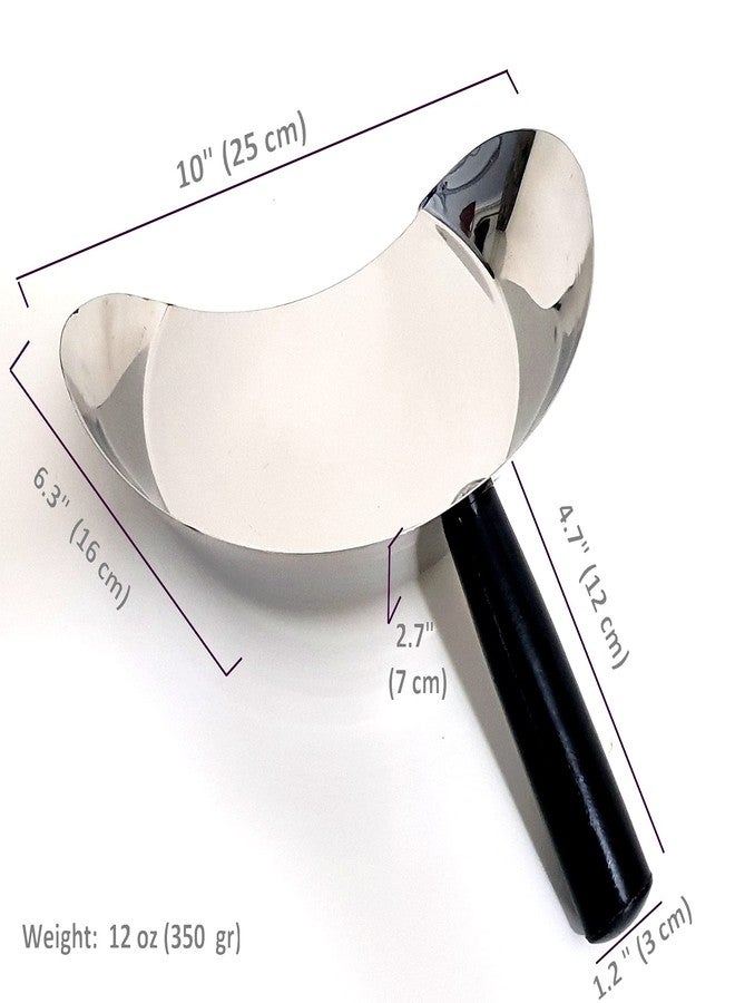 DLK - Stainless Steel Meat Catch Pan for Kebab Cutting - Turkish Shovel, Kebab Shovel for Gyro, Doner - 11in, Silver - Image 2