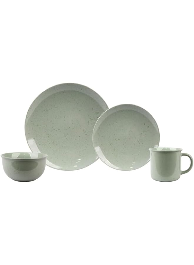بين سيرفي طقم عشاء أنيق مكون من 16 قطعة باللون الأخضر Krjyd536.Krjyb209.Krjy