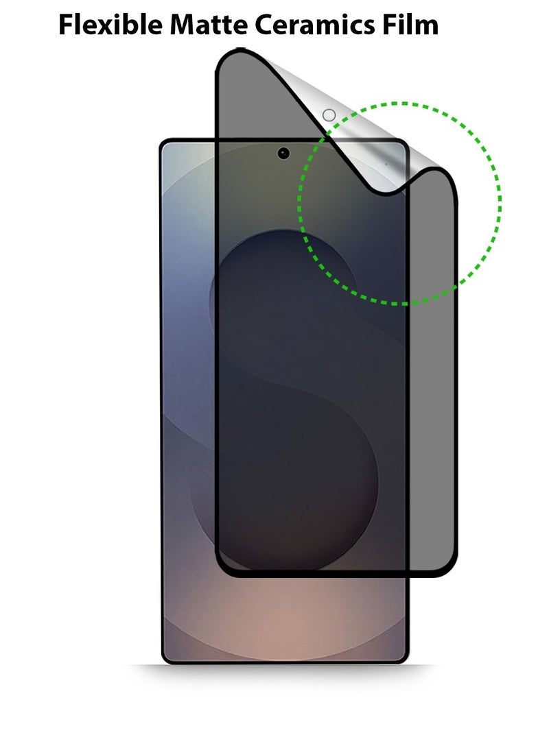 Techie حماية شاشة خصوصية مات غير لامع لجهاز سامسونج جالكسي S25 ألترا 5G - Image 4