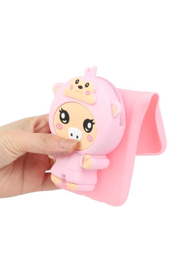 S-TOP Case For iPhone 14 Pro Silicone Wallet Phone Case with Lanyard - Image 5