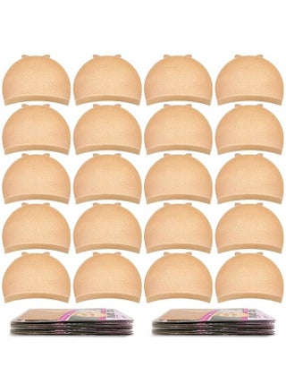 Wig Caps, 20pcs Stocking Caps For Wigs Stretchy Nylon Wig Caps Nude Wig Caps For Women Man-Light Brown - pzsku/Z2146911CAC06E2388502Z/45/_/1687470857/94429f38-63be-44ab-b2e7-9c6e14431824