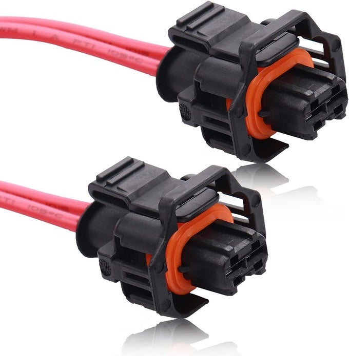 2Pcs Fuel Pump Connector, Pt2183 Multi-Purpose Pigtail Connector Harness 88988963 Compatible With Lly Lbz Llm 6.6L Chevy Gmc