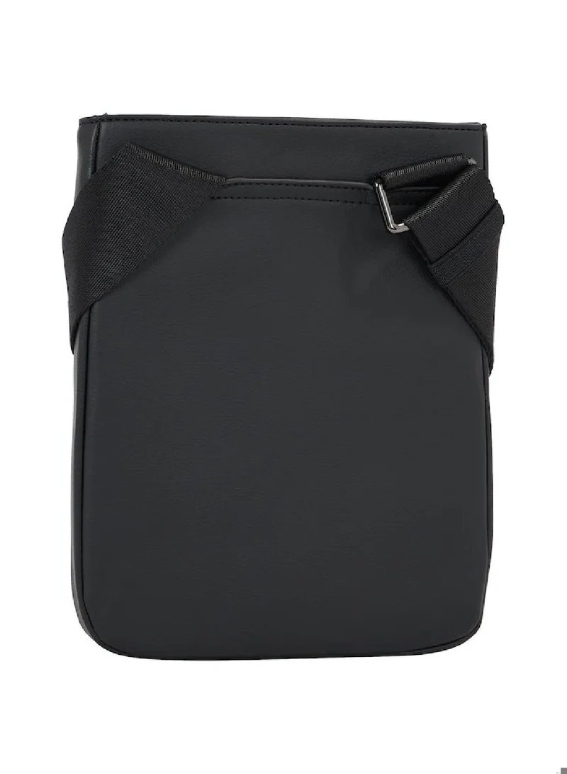 TOMMY HILFIGER Men's Signature Small Crossover Bag -  Smooth finish, Black