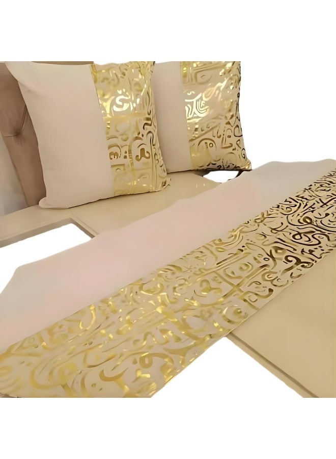 مفرش رمضان و 2 كيس مخدة  - طراز إسلامي - Image 1
