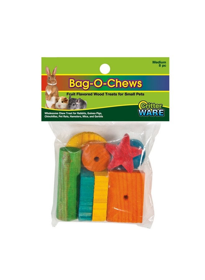 وير مانيوفاكتشارينج أكياس مضغ صغيرة من خشب الصنوبر من Ware Manufacturing للحيوانات الأليفة، متوسطة الحجم - عبوة من 8 قطع - Image 1