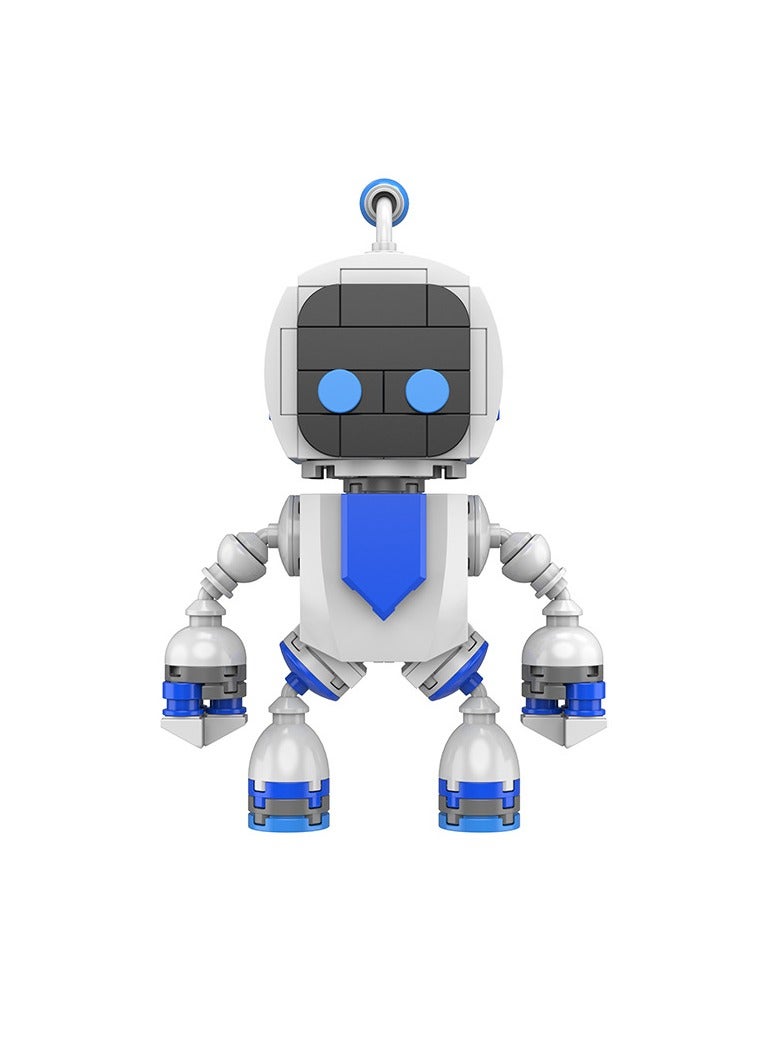 عام استرو بوت الروبوت الجسيمات الصغيرة التجمع بناء كتلة الأطفال لعبة تعليمية زخرفة لإعطاء المشجعين والأصدقاء الهدايا (13 سنتيمتر) - Image 2