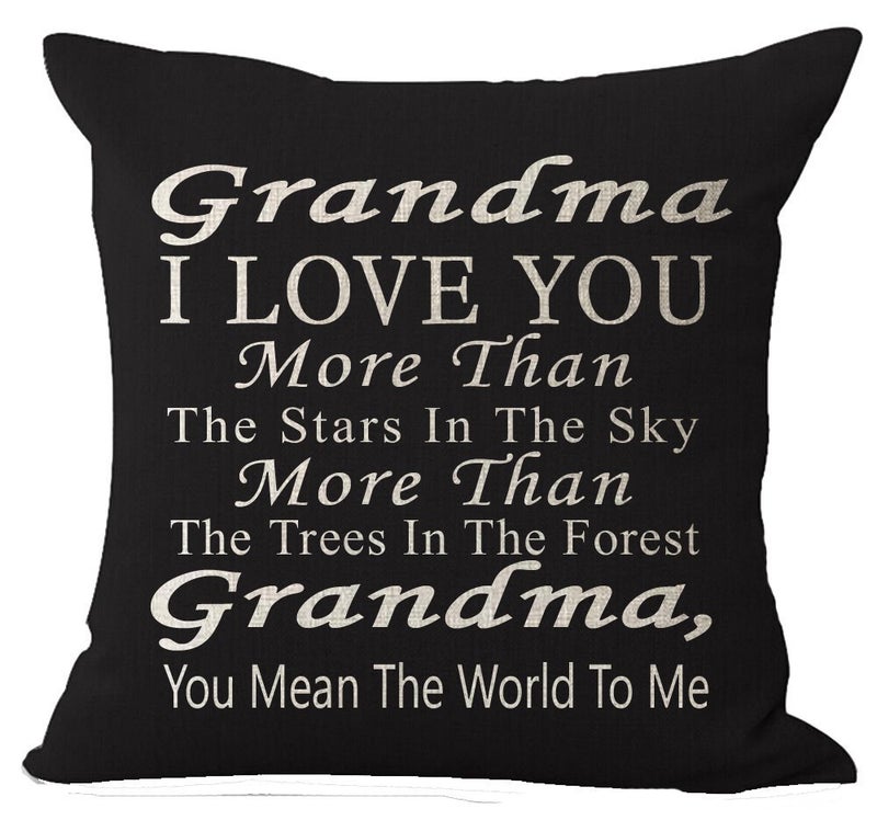 Andreannie Best Gifts Family is Everything Cotton Linen Throw Pillow Case Motivational Inspirational Quote Throw Pillow Case Cushion Cover Home Office Decorative Square 18 X 18 Inches Pitch Black