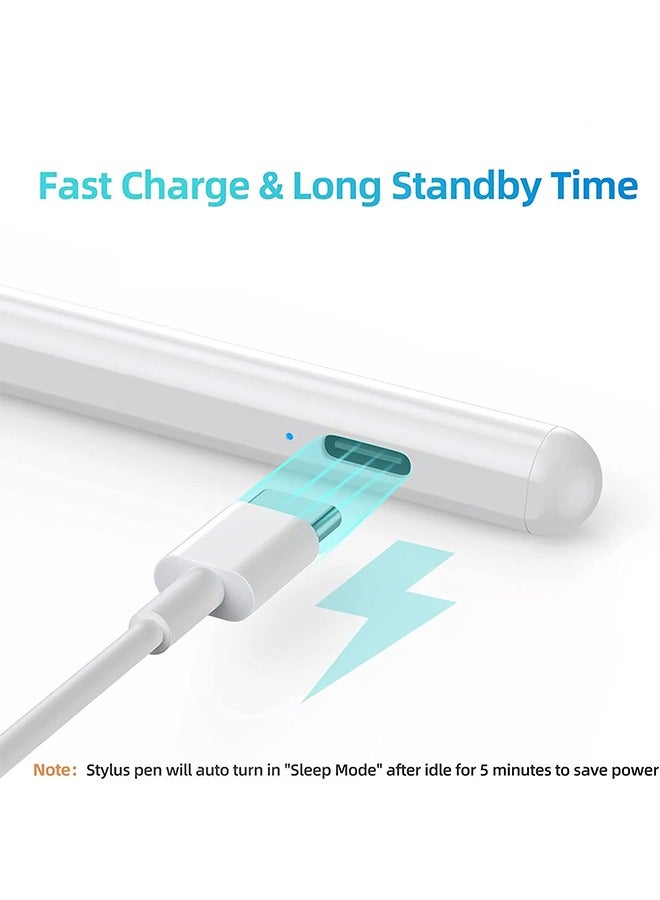 DUSALA Stylus Pen for iPad with Palm Rejection, Active Pencil Compatible with (2018-2022) iPad Pro 11 & 12.9 inch, iPad 9th/8th/7th/6th Gen, iPad Air 5th/4th/3rd Gen,iPad Mini 6th/5th Gen - Image 5