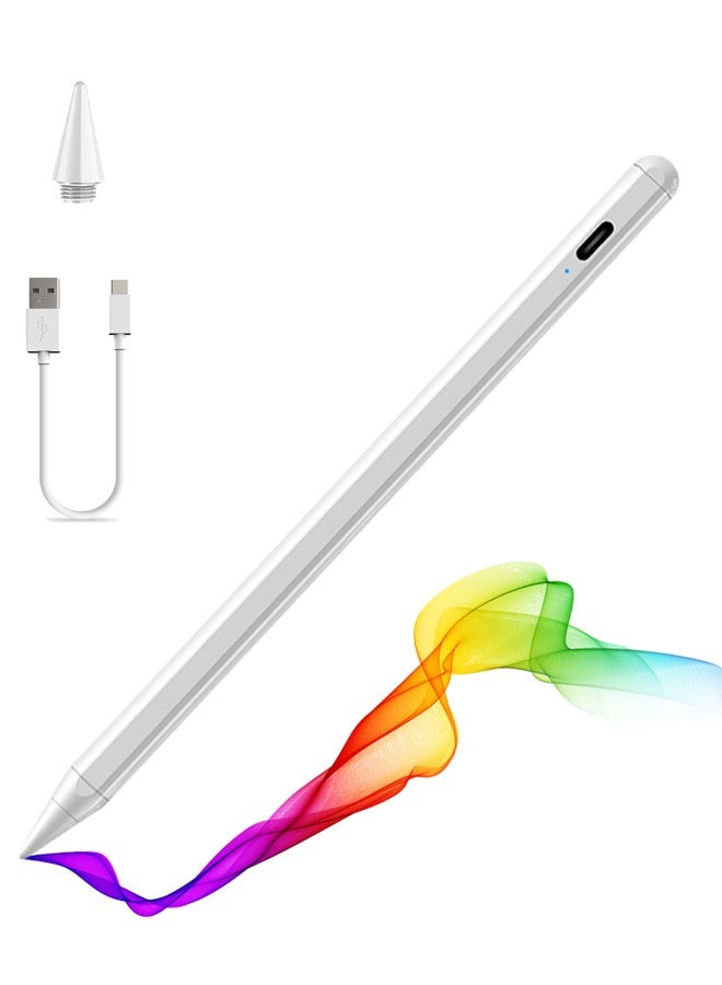 DUSALA Stylus Pen for iPad with Palm Rejection, Active Pencil Compatible with (2018-2022) iPad Pro 11 & 12.9 inch, iPad 9th/8th/7th/6th Gen, iPad Air 5th/4th/3rd Gen,iPad Mini 6th/5th Gen - Image 1