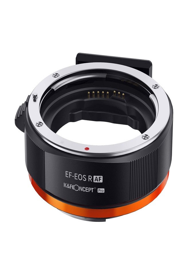 كيه آند إف كونسبت محول عدسات K&F CONCEPT EF/EF-S إلى EOS R مع التركيز التلقائي، متوافق مع عدسات كانون EF/EF-S وهياكل كاميرات EOS R بدون مرآة EOSC70 EOSR5 EOSR6 EOS R EOS RP - Image 1