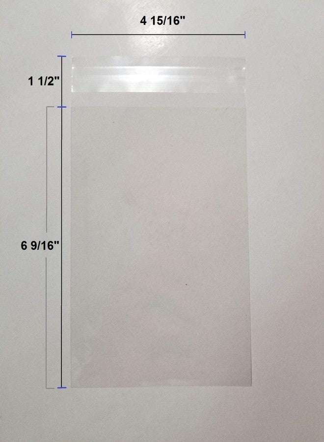UNIQUEPACKING 100 Pcs 4 15/16 X 6 9/16 Clear A6+ Card Resealable Cello/Cellophane Bags (Fit A6 Card w/Envelope (by UNIQUEPACKING - Image 4