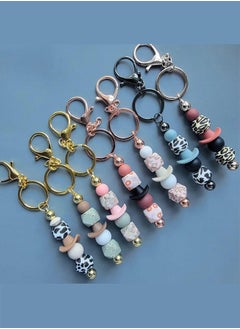 Generic Beadable Keychain Bars, 6-Piece Bead Keychain Bar Beadable Keychain Blanks for DIY Craft Jewelry Making Gift Silver  - Image 5