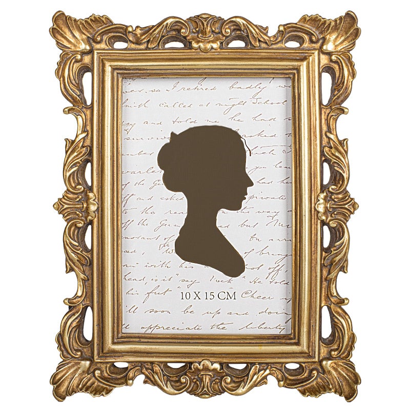 AELS 4x6 Inch Vintage Picture Frame Elegant Antique Photo Frames with Glass Front Photo Display Tabletop Wall Hanging Gift Ideas - Image 2