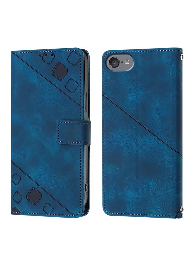 S-TOP Case For iPod Touch 7 / 6 / 5 Skin-feel Embossed Leather Phone Case - Image 2
