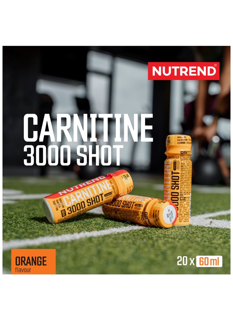 NUTREND Carnitine 3000 Shot 60 ml x 20 Pcs Pine Apple  - Image 2