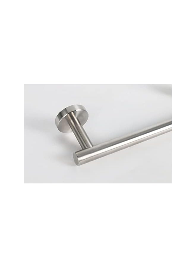 S-TOP Bath Towel Bar - Thicken SUS304 Stainless Steel Bathroom Towel Holder, Towel Rod for Bathroom Heavy Duty Wall Mounted Towel Rack Hanger (16IN, Brushed Nickel) - Image 3
