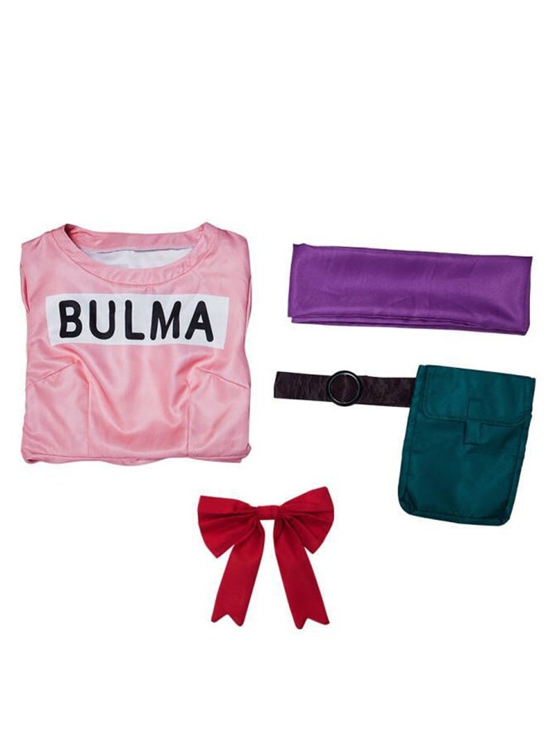 Generic - Dragon Ball Z Bulma Costume Animation Cosplay Performance Costume Stage Dress Up Costume - Image 1