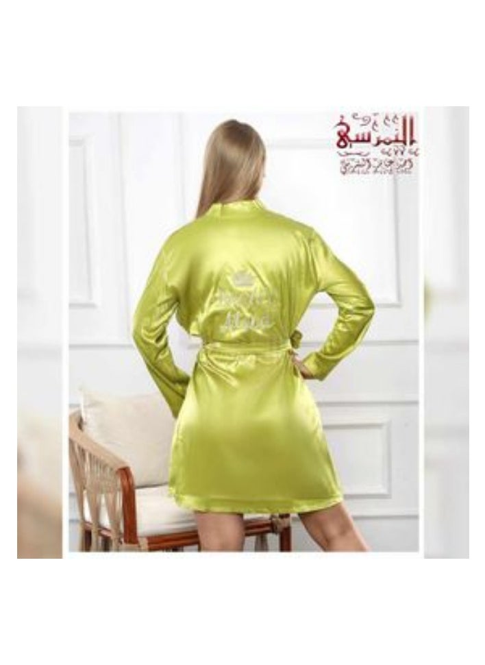 النمرسي روب اصحاب العروسة اخضر  - Image 2