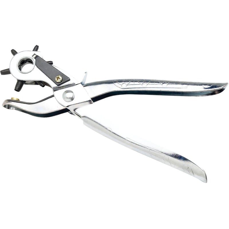 Performance Tool 1436 Chrome Plated Steel Punch Set with High Strength Alloy and 6 Punch Sizes (2mm-4.5mm) for Precise Hole Making and Durability - Image 4