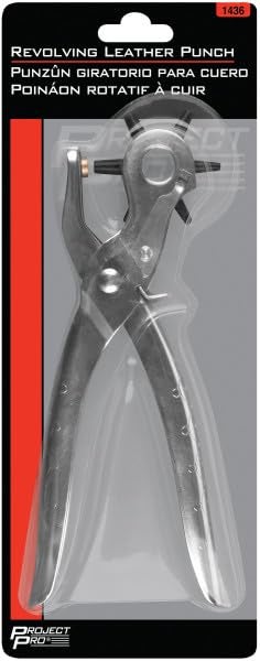 Performance Tool 1436 Chrome Plated Steel Punch Set with High Strength Alloy and 6 Punch Sizes (2mm-4.5mm) for Precise Hole Making and Durability - Image 2