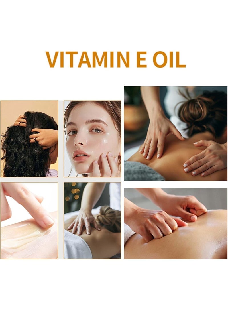 KASTWAVE Vitamin E Oil for Skin, 100% Pure & Natural,  Massage Oil, Boost Collagen for Moisturized, Youthful-looking Skin, Repair Dry, Damaged Skin, Moisturizing Skin, Faces and Nails  - Image 3