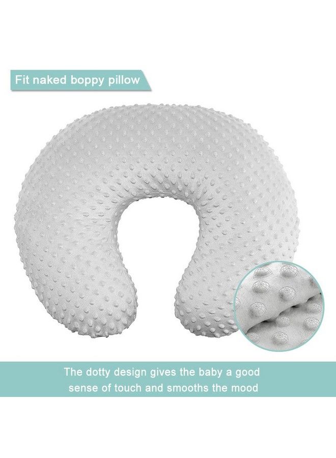 Owlowla Minky Nursing Pillow Cover Breastfeeding Pillow Slipcover Fits Nursing Pillow For Baby Boy Girl(Black)  - Image 3