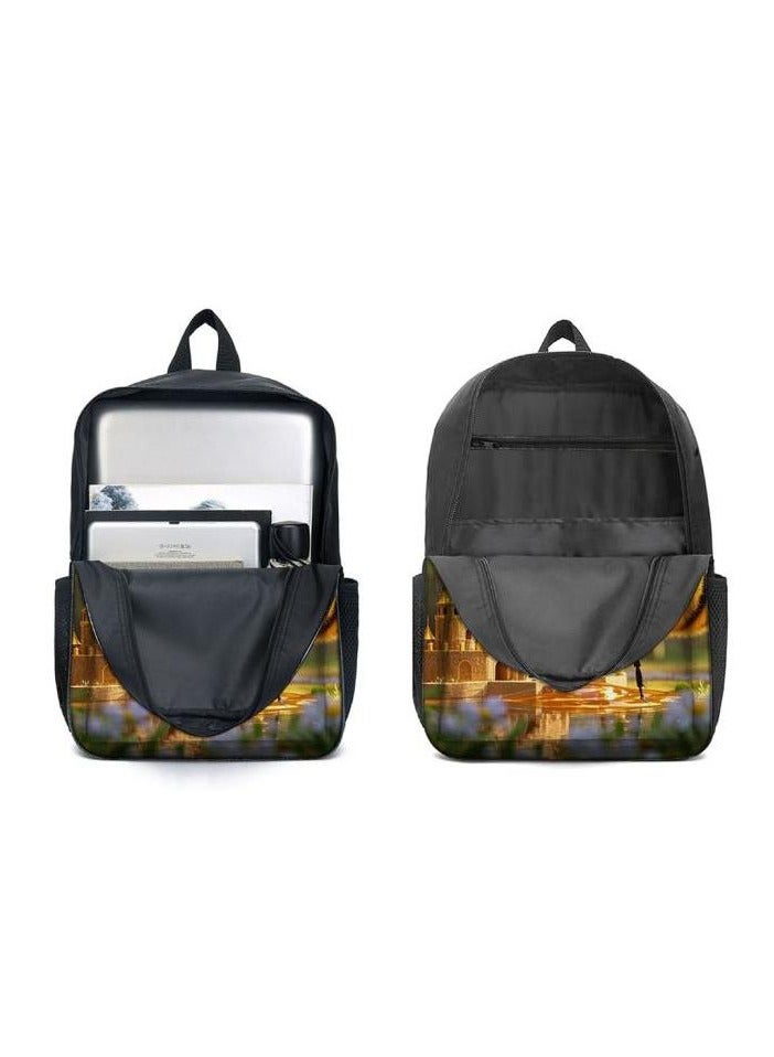 The latest universal cartoon new three-piece schoolbag (for students, teenagers, children)