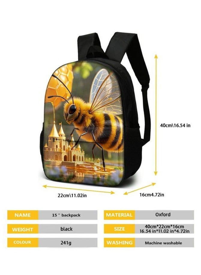 The latest universal cartoon new three-piece schoolbag (for students, teenagers, children)